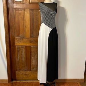 Black & White long gown